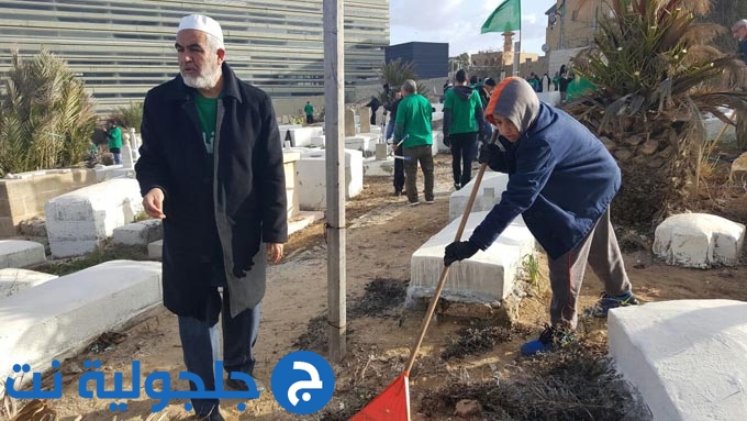 انطلاق معسكر ترميم المقابر الاسلامية والمسيحية في يافا